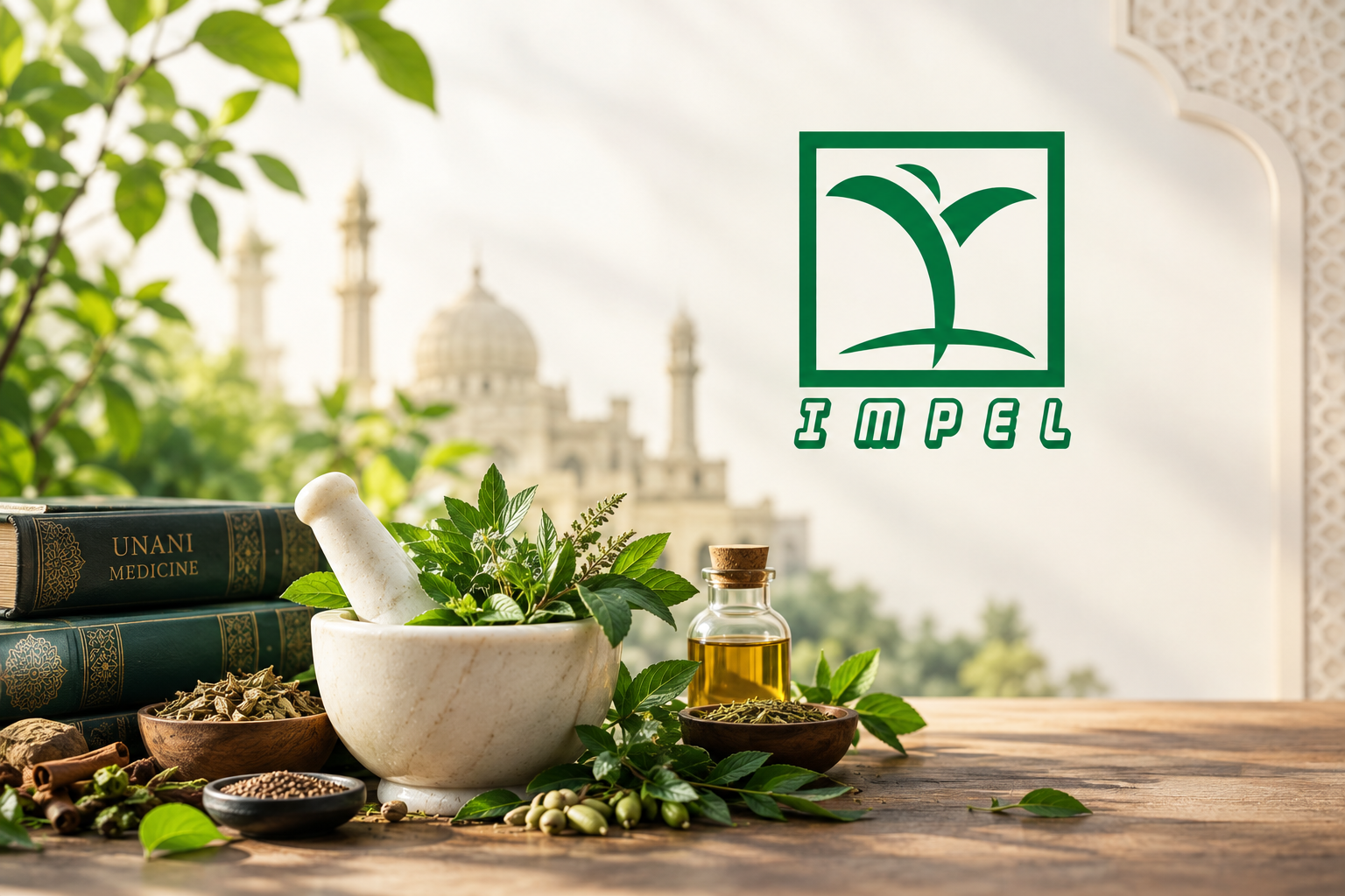 Unani herbal raw materials prepared for formulation